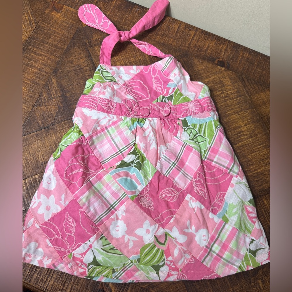 Janie & Jack 5T Patchwork Halter Top Shirt